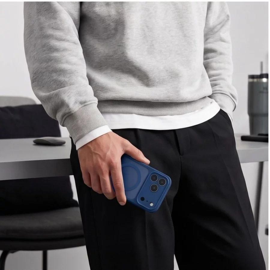 Etui Tech-Protect BasicMag MagSafe na iPhone 17 Pro Max / 18 Pro Max - ciemnoniebieskie matowe