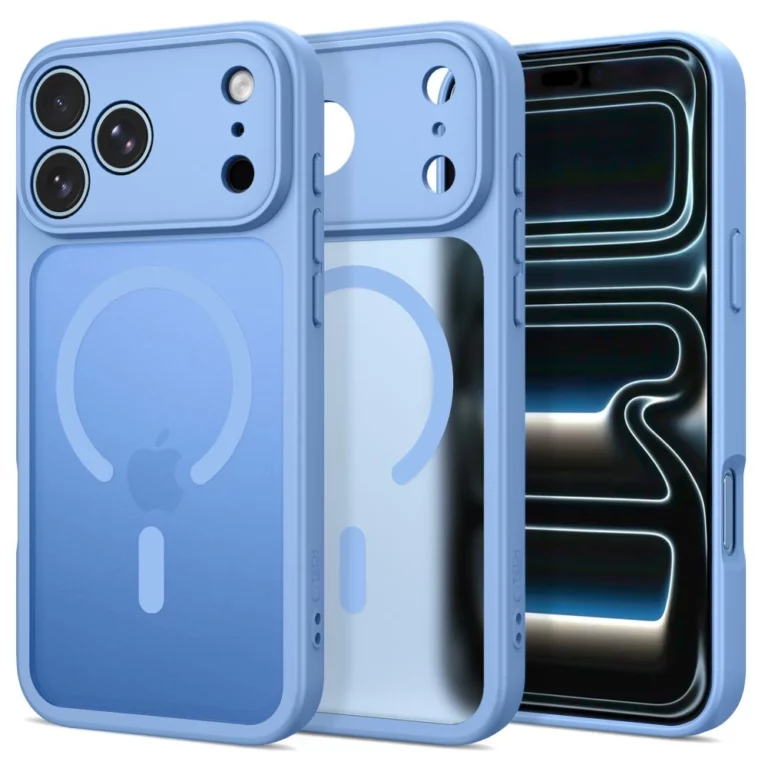 Etui Tech-Protect BasicMag MagSafe na iPhone 17 Pro Max / 18 Pro Max - jasnoniebieskie matowe
