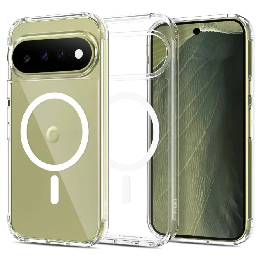 Etui Tech-Protect FlexAir Hybrid MagSafe na Google Pixel Pro 9 Pro XL / 10 Pro XL / 11 Pro XL - przezroczyste