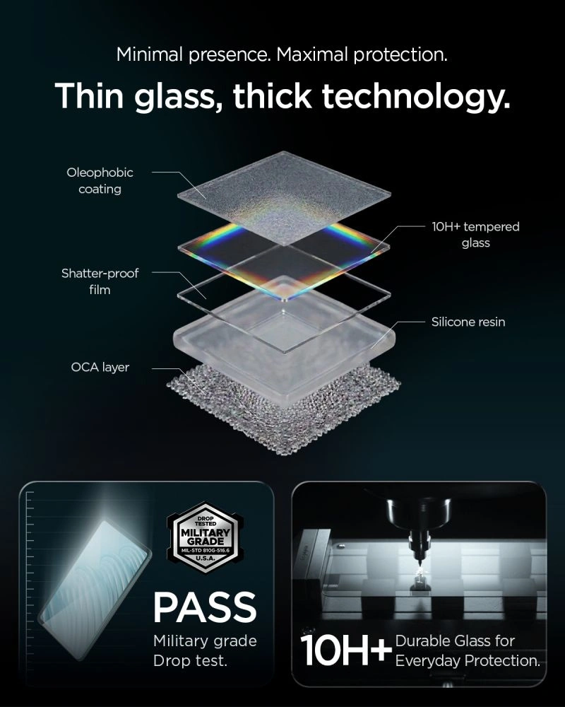 Szkło hartowane Spigen ALM Glas.tR T na iPad 10.9" 2022 / 11 " 2025