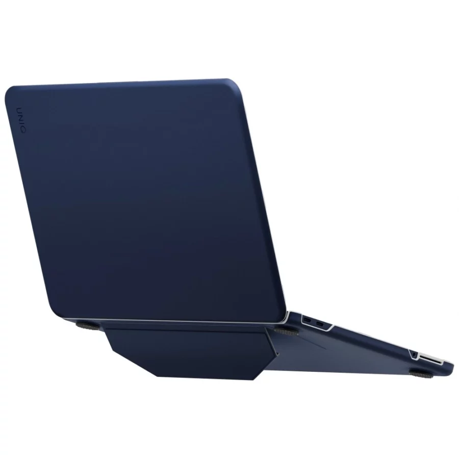 Etui UNIQ Lyden Versa na MacBook Neo - granatowe