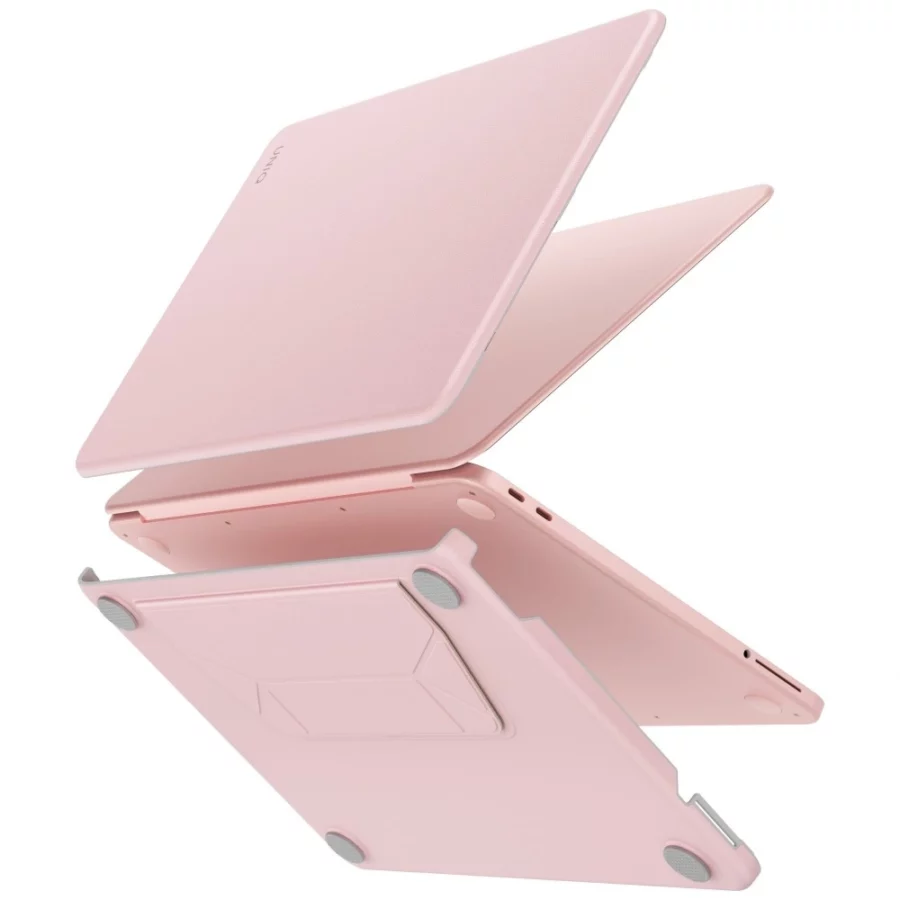 Etui UNIQ Lyden Versa na MacBook Neo - różowe