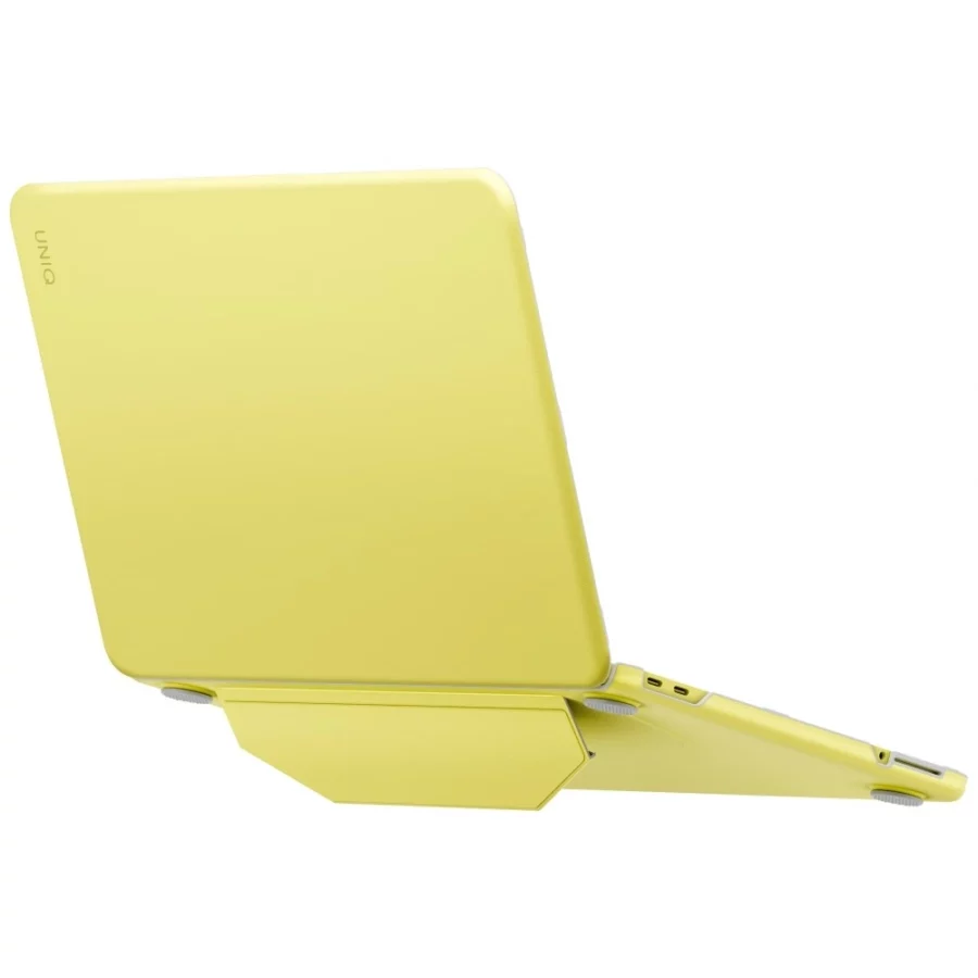 Etui UNIQ Lyden Versa na MacBook Neo - żółte