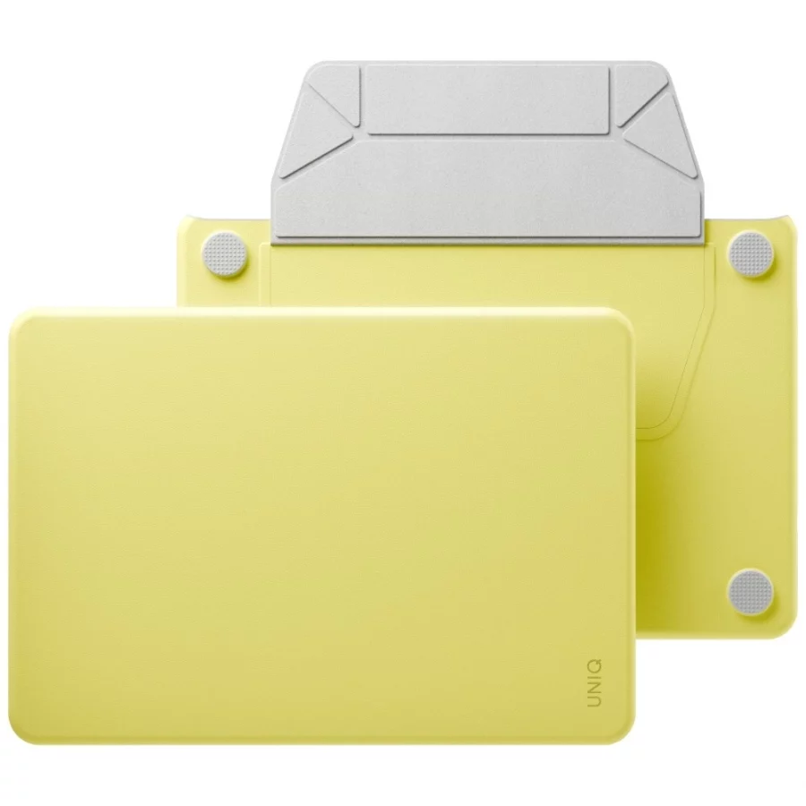 Etui UNIQ Lyden Versa na MacBook Neo - żółte