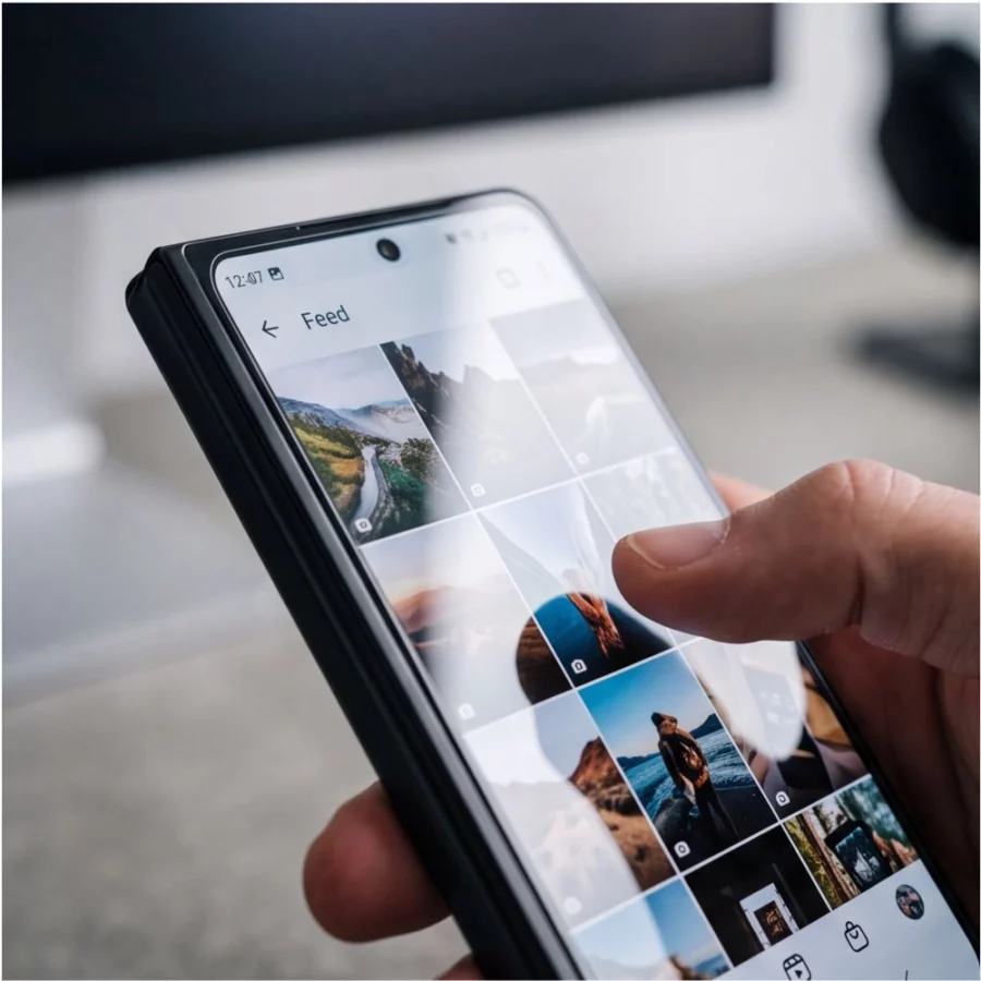 Zestaw ochronny 2x szkło hartowane Tech-Protect Glass Fit+ + 2x Folia hydrożelowa Tech-Protect Hydro Flex+  4in1 na Samsung Galaxy Z Fold 8 Ultra