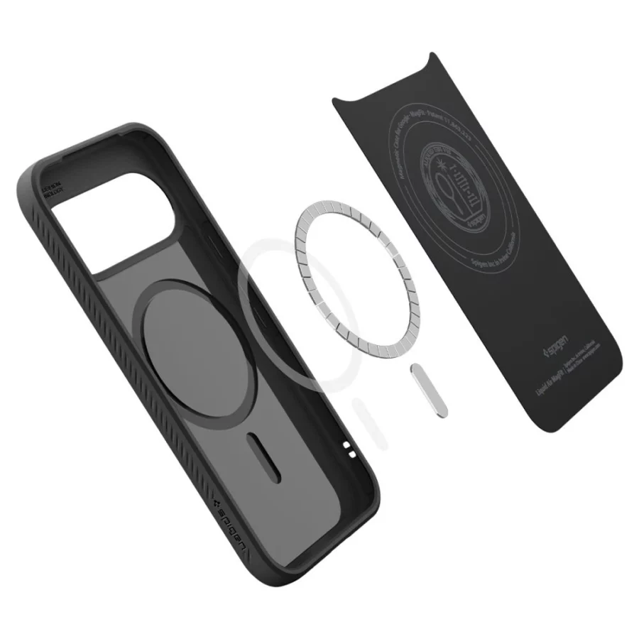 Etui Spigen Liquid Air Mag MagSafe na Google Pixel 11 - czarne matowe