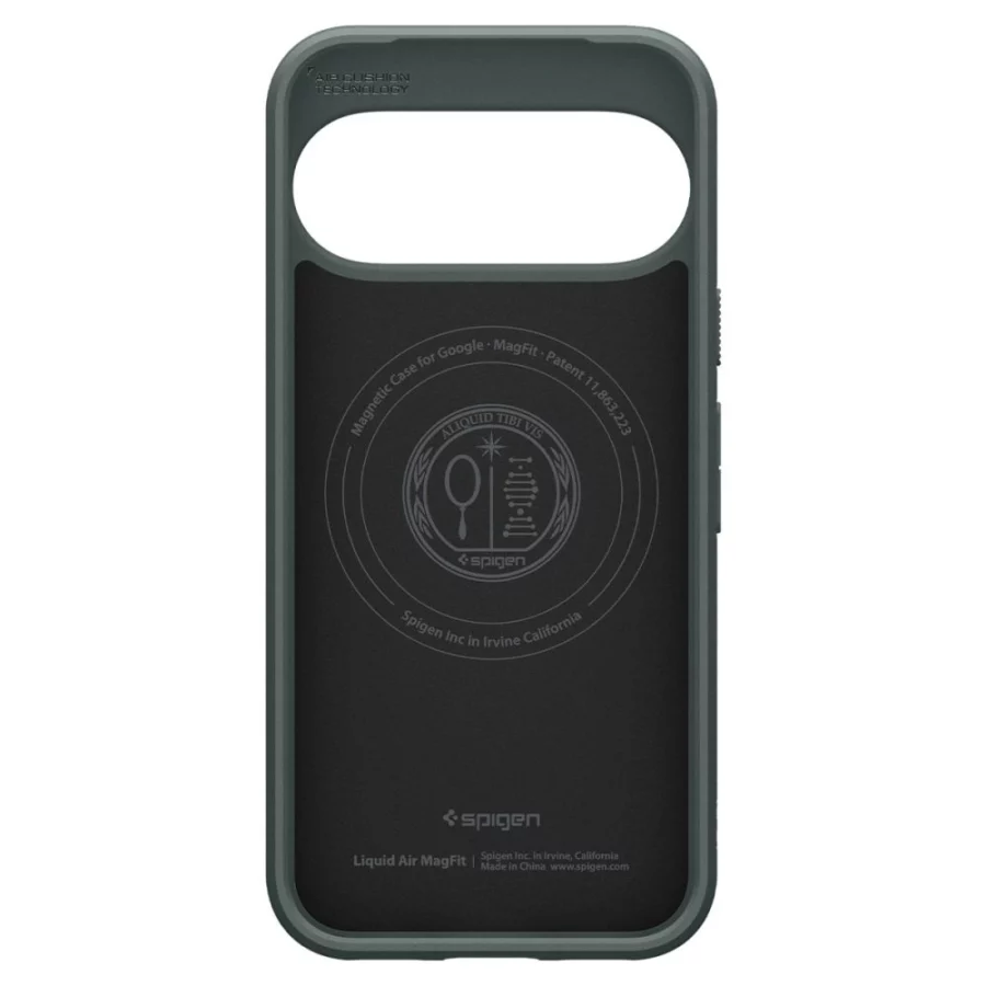 Etui Spigen Liquid Air Mag MagSafe na Google Pixel 11 - ciemnozielone