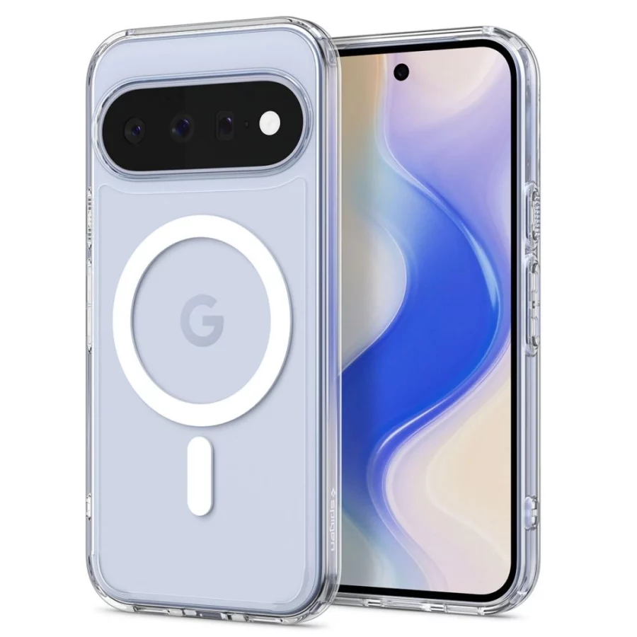 Etui Spigen Ultra Hybrid Mag MagSafe na Google Pixel 11 - przezroczysto-białe