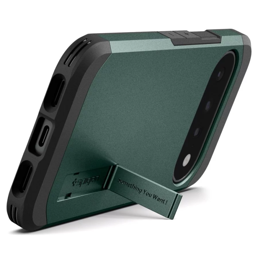 Etui Spigen Tough Armor Mag MagSafe na Google Pixel 11 - ciemnozielone