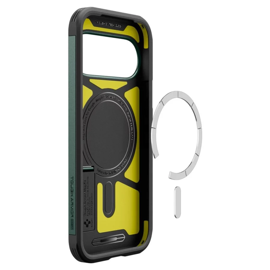 Etui Spigen Tough Armor Mag MagSafe na Google Pixel 11 - ciemnozielone