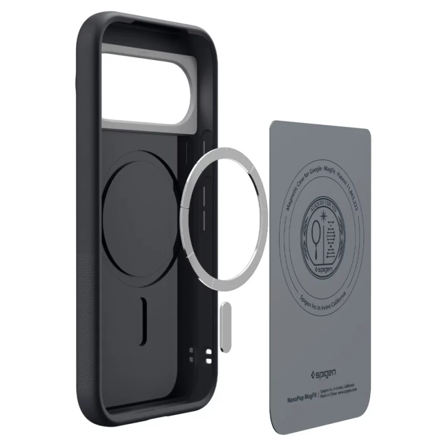 Etui Spigen Nano Pop MagSafe na Google Pixel 11 - czarno-szare