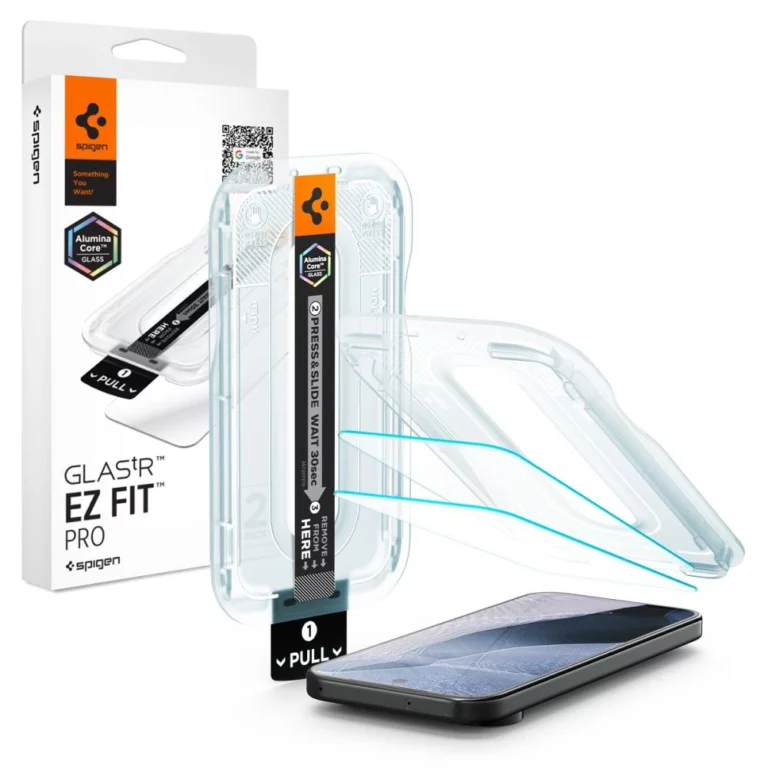 Szkło hartowane Spigen Glas.tR EZ Fit Pro 2-Pack na Google Pixel 11 / 11 Pro