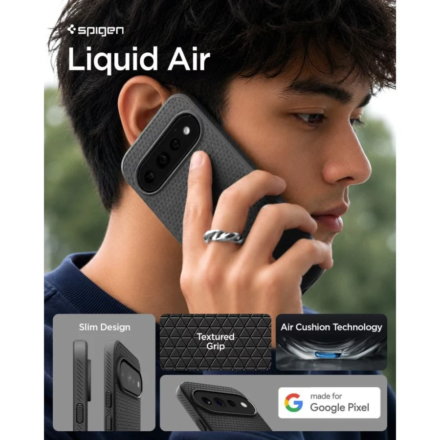 Etui Spigen Liquid Air Google Pixel 11 Pro - czarne matowe
