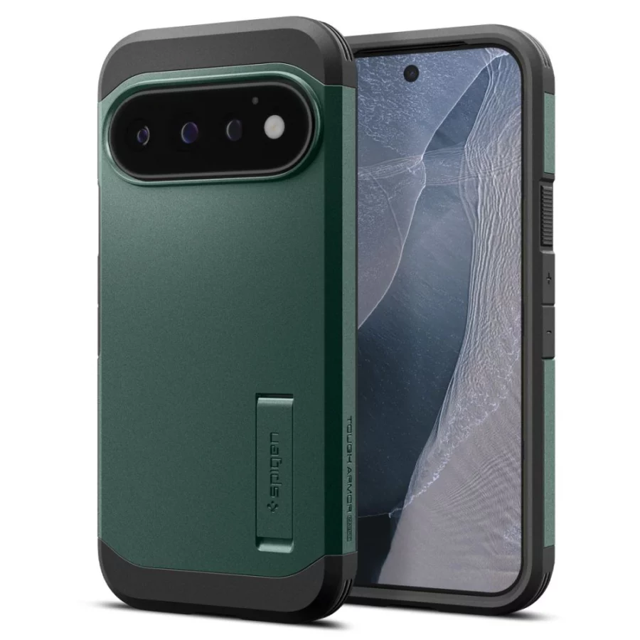 Etui Spigen Tough Armor Mag MagSafe na Google Pixel 11 Pro - ciemnozielone
