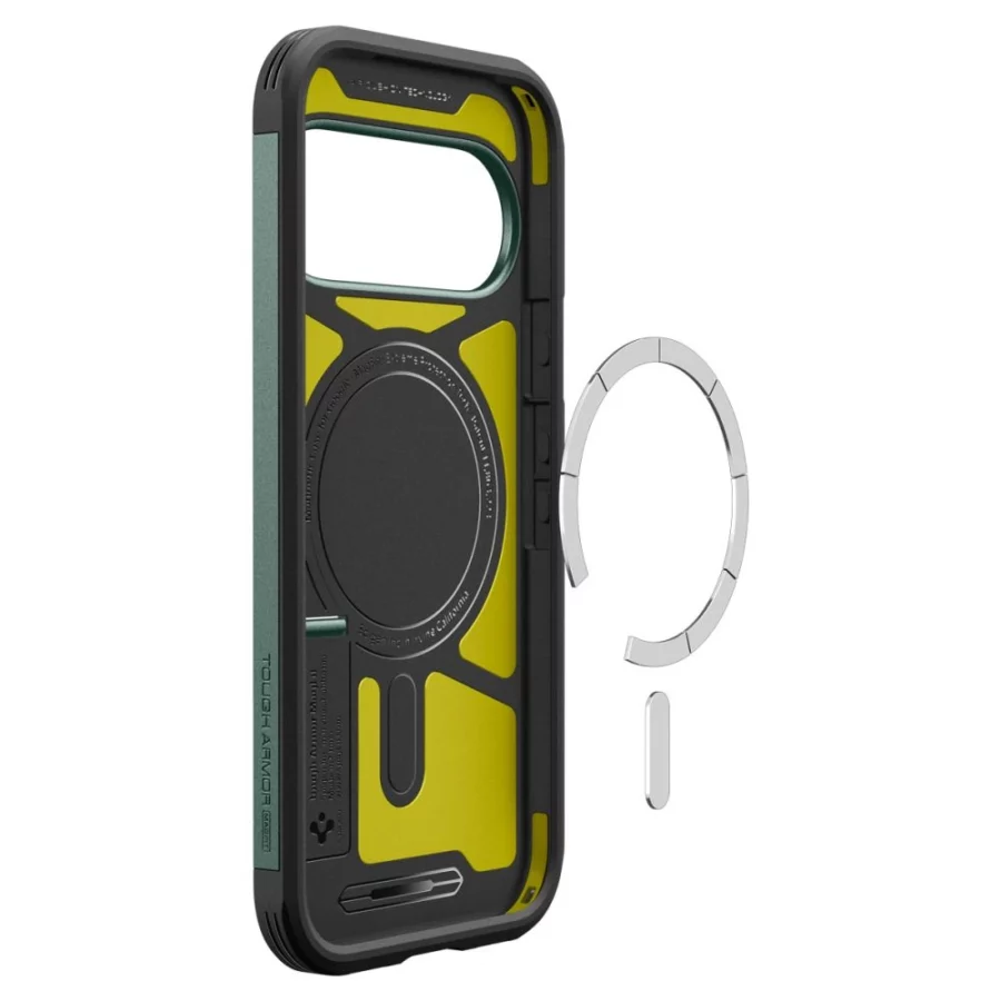 Etui Spigen Tough Armor Mag MagSafe na Google Pixel 11 Pro - ciemnozielone