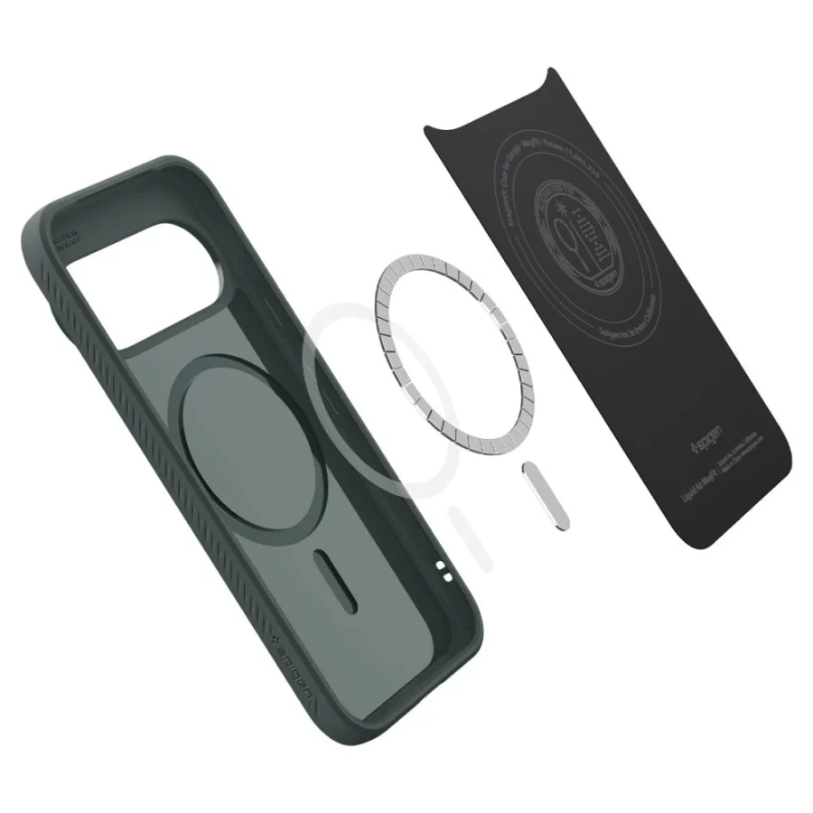 Etui Spigen Liquid Air Mag MagSafe na Google Pixel 11 Pro XL - ciemnozielone