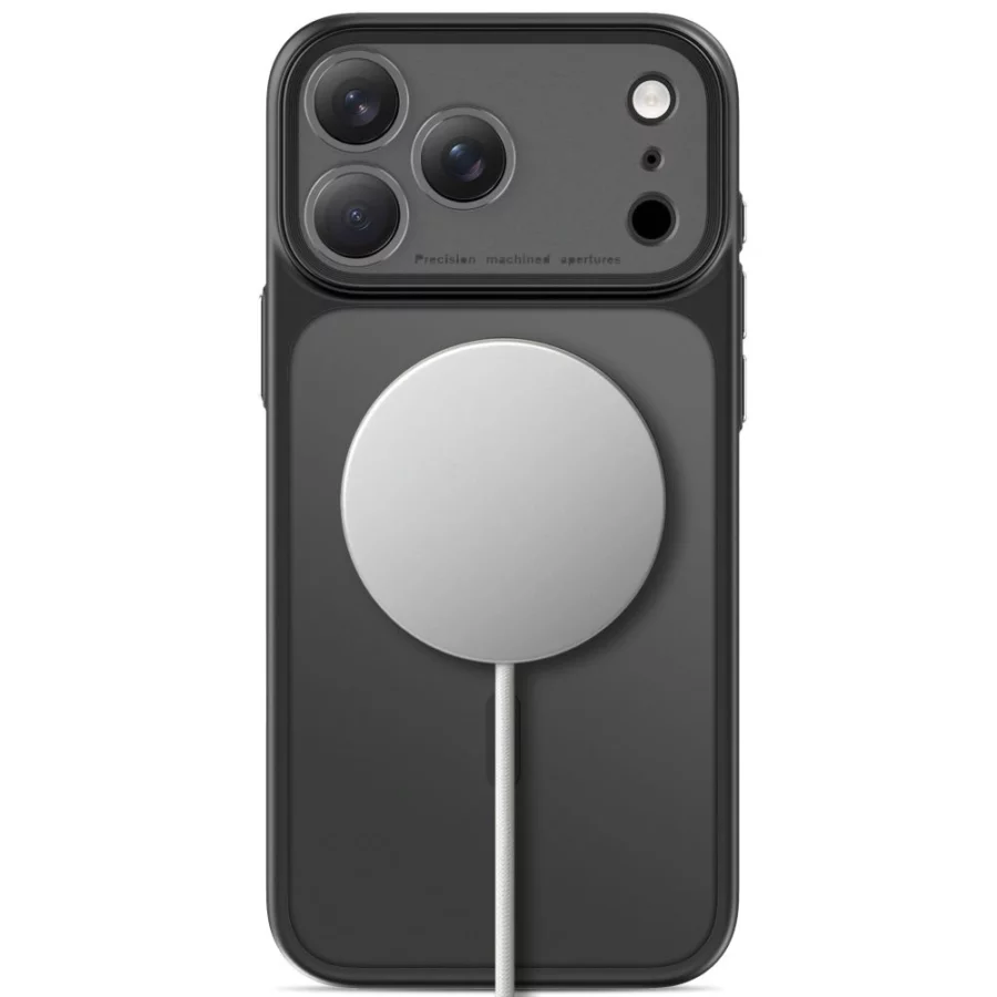 Etui Tech-Protect MagPrime MagSafe CC na iPhone 18 Pro Max / 17 Pro Max - czarne matowe