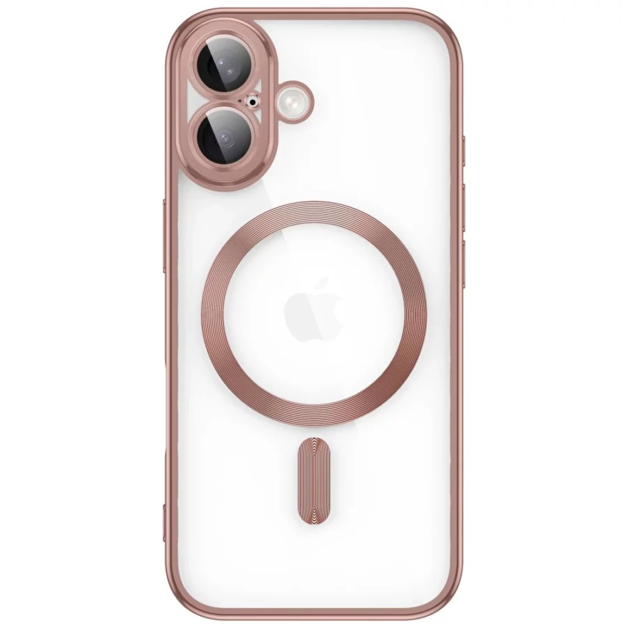 Etui Tech-Protect MagFlex na iPhone 17 - przezroczysto-różowe