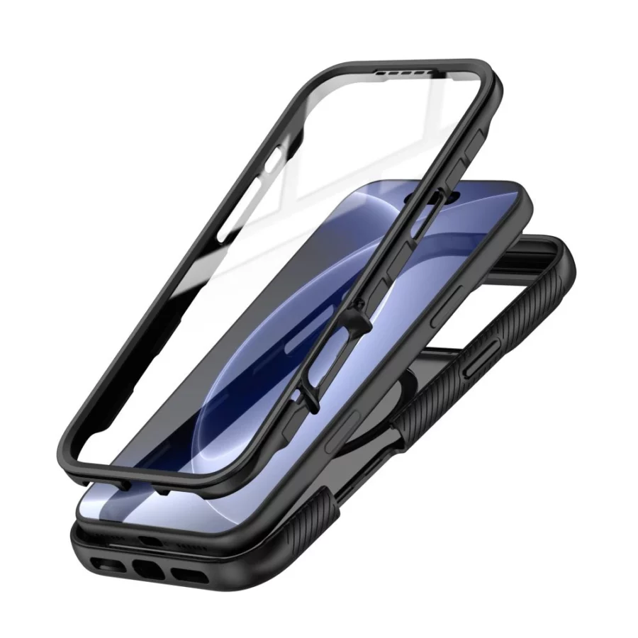 Etui Tech-Protect Defense MagSafe na iPhone 17 Pro / 18 Pro - czarne matowe