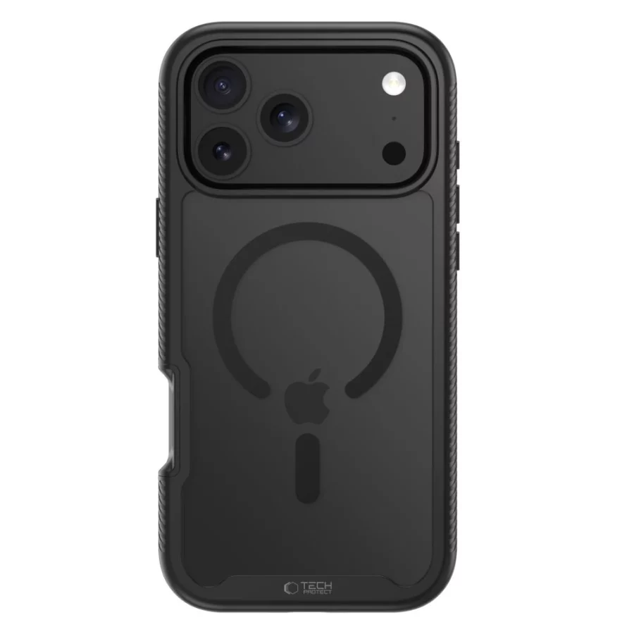 Etui Tech-Protect Defense MagSafe na iPhone 17 Pro / 18 Pro - czarne matowe