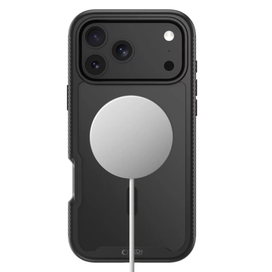 Etui Tech-Protect Defense MagSafe na iPhone 17 Pro / 18 Pro - czarne matowe