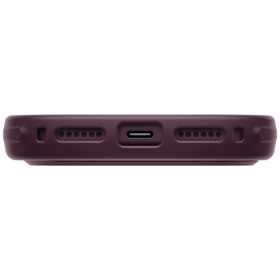 Etui UNIQ Veren Magclick Charging na iPhone 18 Pro Max / 17 Pro Max - burgundowe