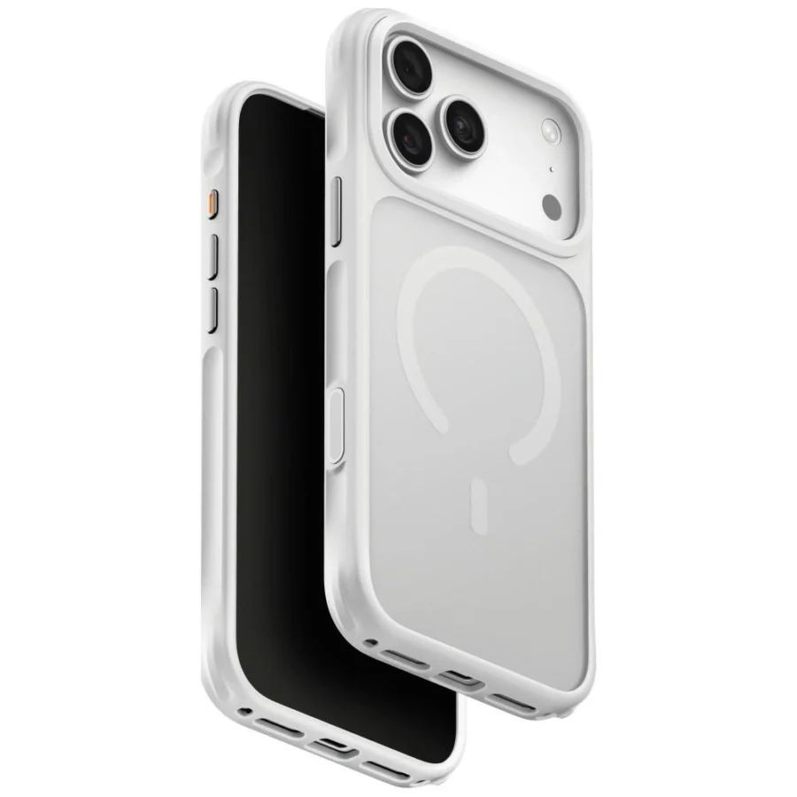 Etui UNIQ Veren Magclick Charging na iPhone 18 Pro Max / 17 Pro Max - białe