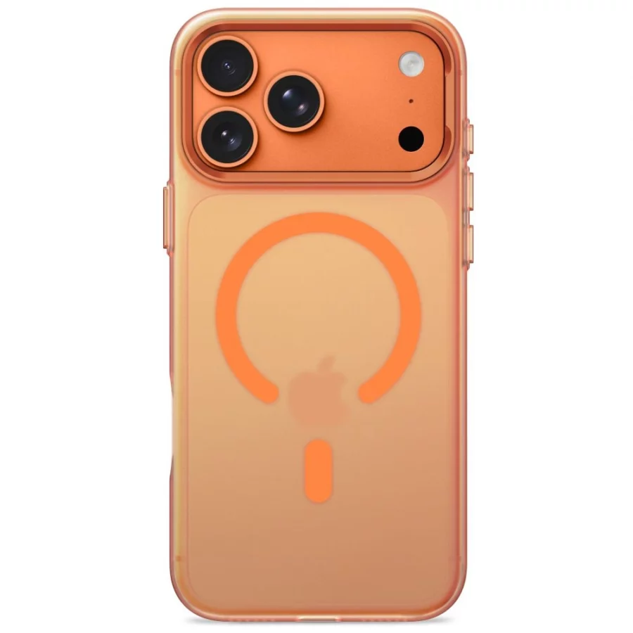 Etui Tech-Protect MagZero MagSafe na iPhone 17 Pro Max / 18 Pro Max - pomarańczowe matowe