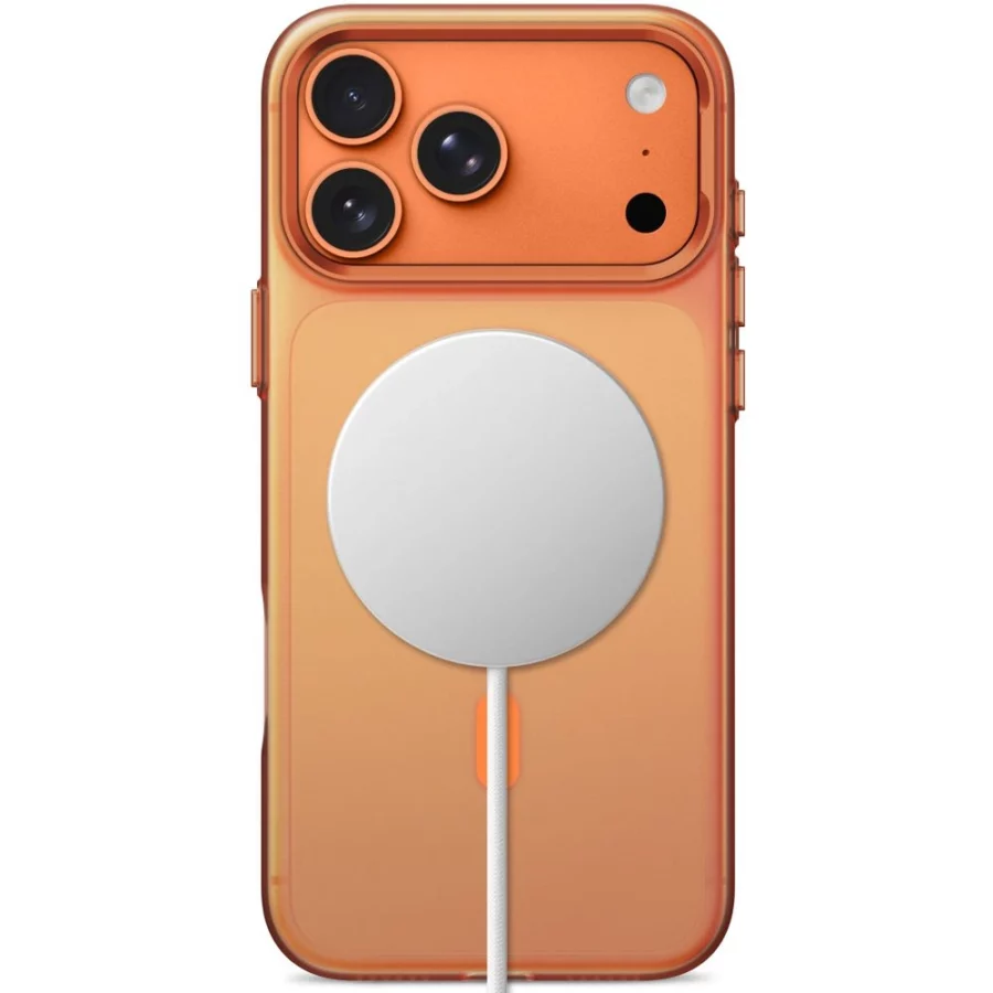 Etui Tech-Protect MagZero MagSafe na iPhone 17 Pro Max / 18 Pro Max - pomarańczowe matowe
