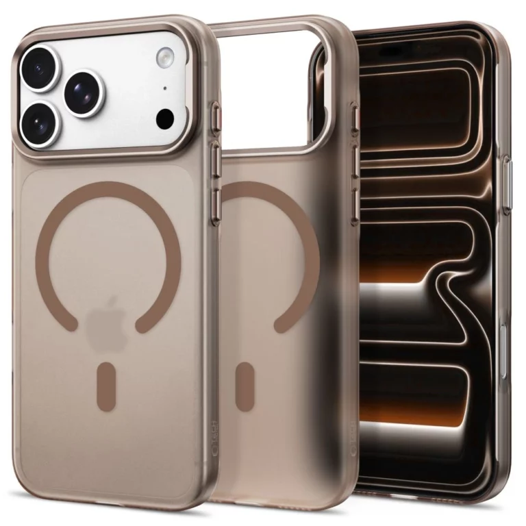 Etui Tech-Protect MagZero MagSafe na iPhone 17 Pro Max / 18 Pro Max - brązowe matowe