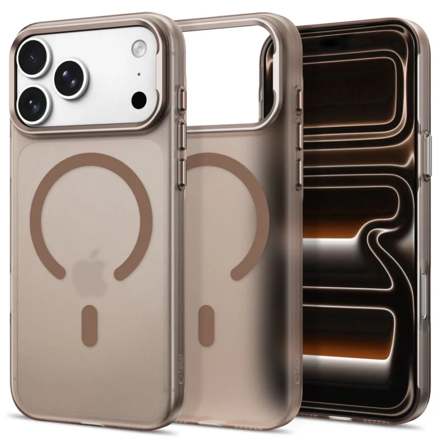 Etui Tech-Protect MagZero MagSafe na iPhone 17 Pro Max / 18 Pro Max - brązowe matowe