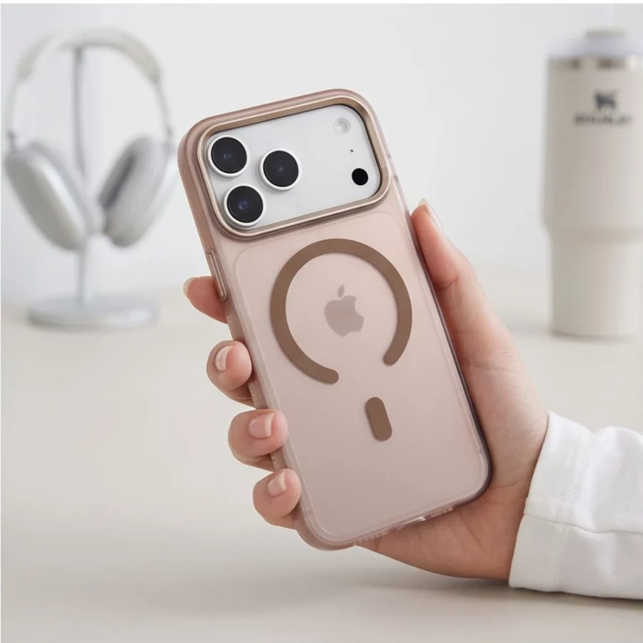 Etui Tech-Protect MagZero MagSafe na iPhone 17 Pro Max / 18 Pro Max - brązowe matowe