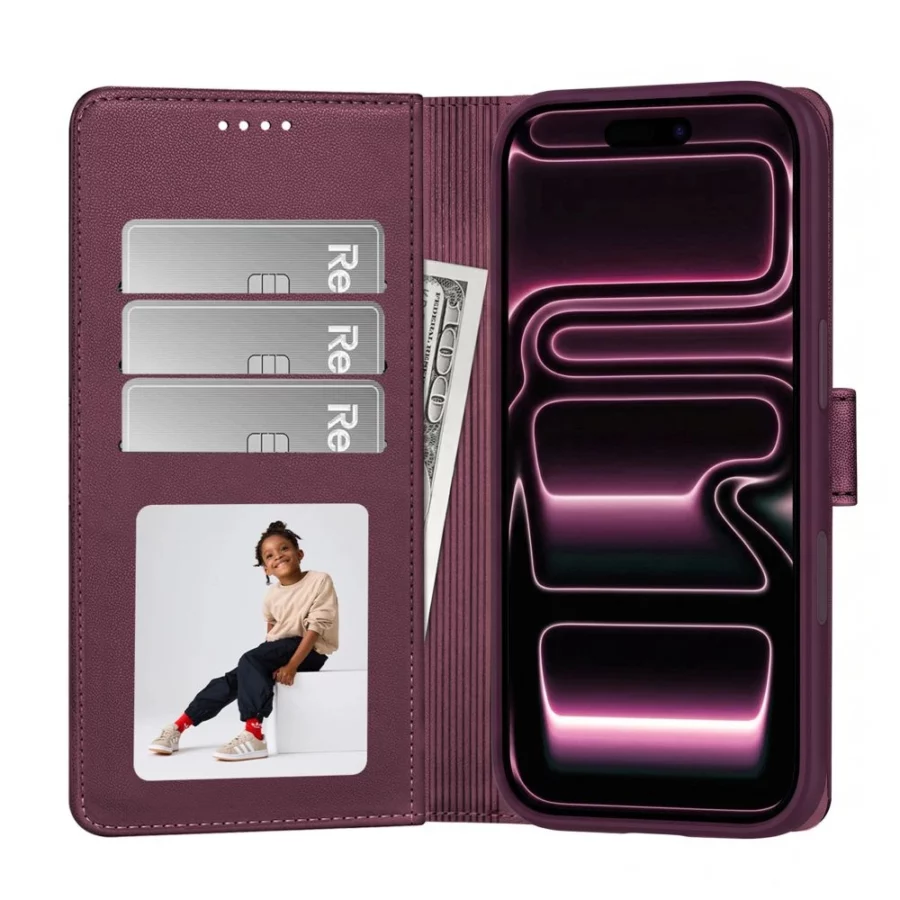 Etui Tech-Protect Wallet MagSafe na iPhone 17 Pro Max / 18 Pro Max - burgudnowe