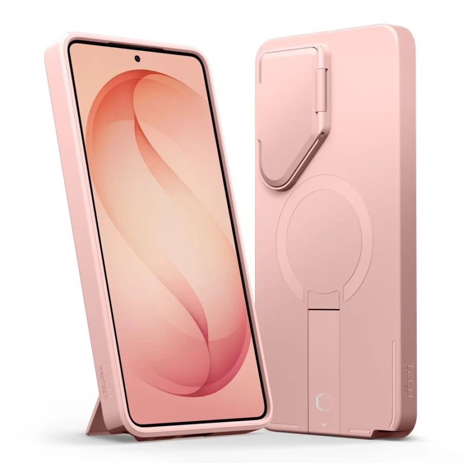 Etui Tech-Protect Kevlar Aura MagSafe na Samsung Galaxy S26 Ultra - różowe