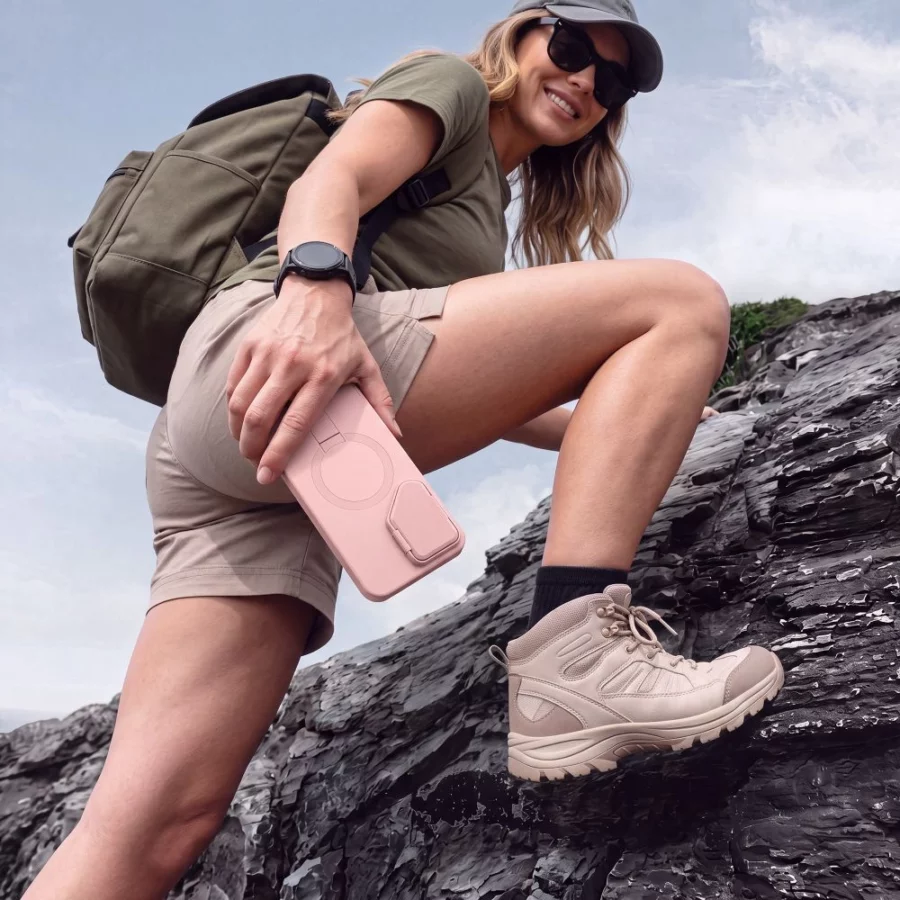 Etui Tech-Protect Kevlar Aura MagSafe na Samsung Galaxy S26 Ultra - różowe