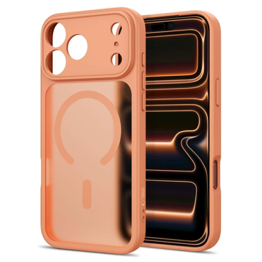 Etui Tech-Protect BasicMag MagSafe na iPhone 17 Pro Max / 18 Pro Max - pomarańczowe matowe