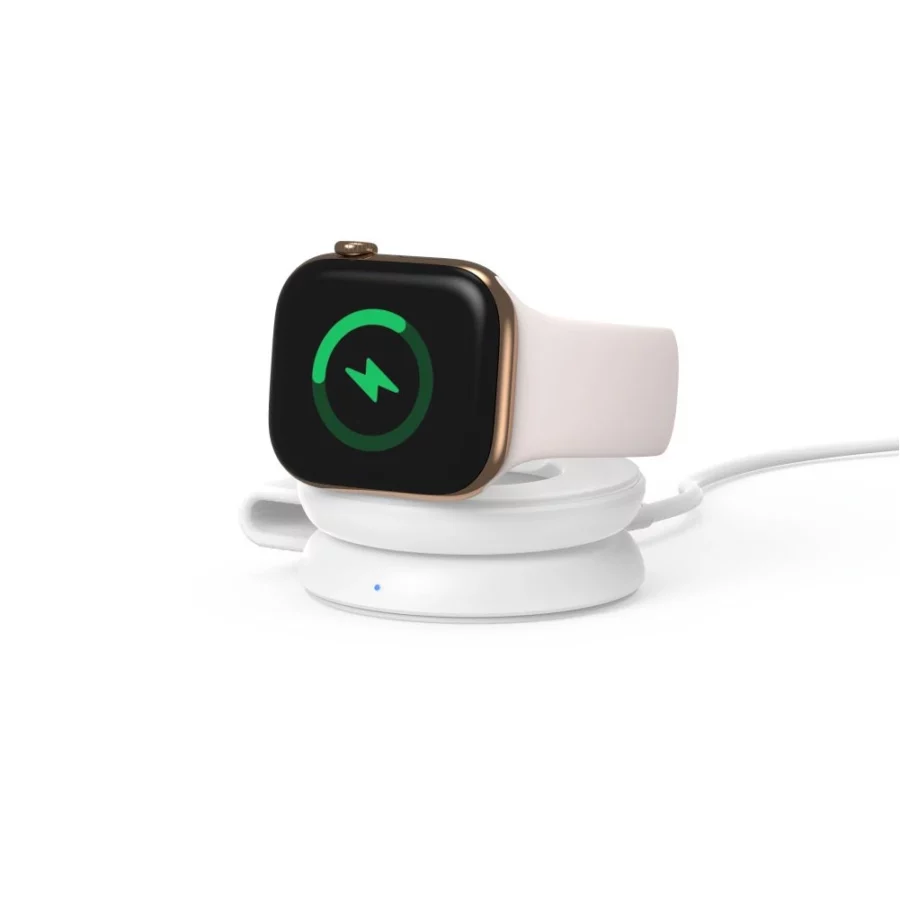 Ładowarka bezprzewodowa Tech-Protect A55 2in1 MagSafe 25W QI2.2 + kabel USB-C / USB-C 100 cm - biała