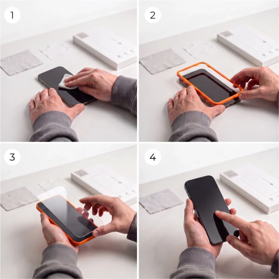 Szkło hartowane Tech-Protect Easy Set+ 2-Pack na wyświetlacz oraz szkło hartowane na obiektyw na Samsung Galaxy A27 5G