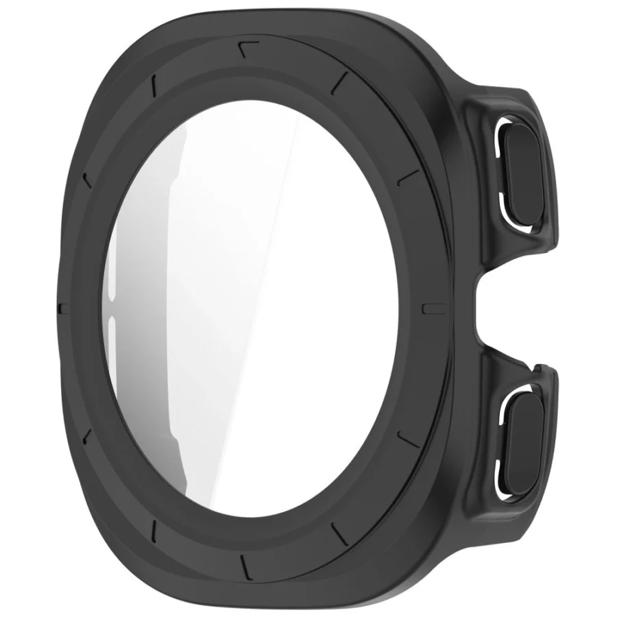 Etui Tech-Protect Defense 2-Pack na Samsung Galaxy Watch Ultra 47 mm - przezroczysto-czarne matowe