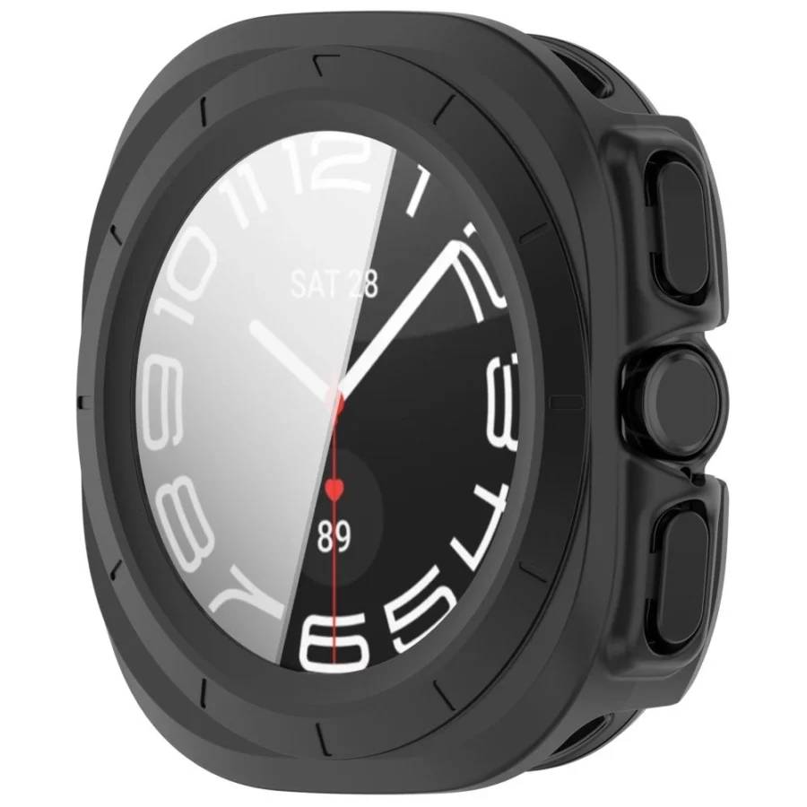 Etui Tech-Protect Defense 2-Pack na Samsung Galaxy Watch Ultra 47 mm - przezroczysto-czarne matowe