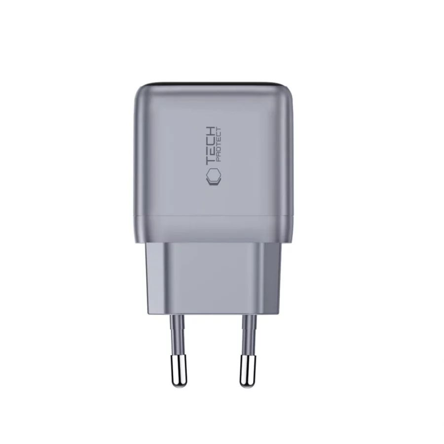 Ładowarka sieciowa Tech-Protect PowerVision NC45W-GaN 1-Port PD 45W - ciemnoszara