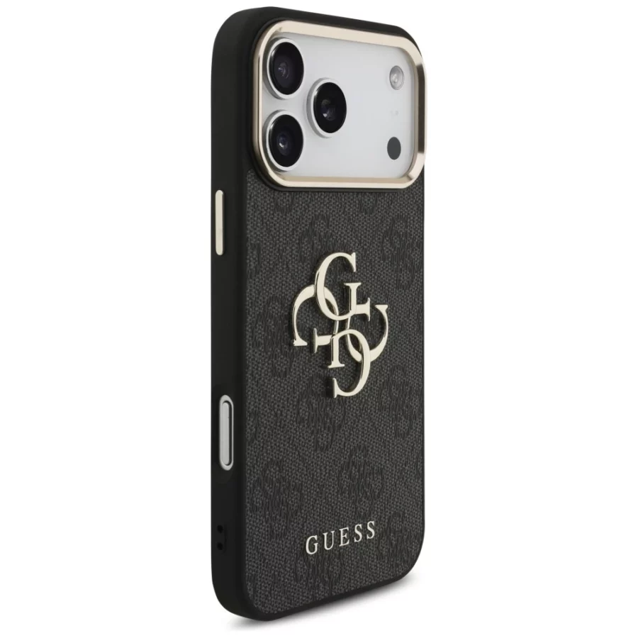 Etui Guess 4G Big 4G Classic Logo na iPhone 17 Pro Max / 18 Pro Max - czarno-złote