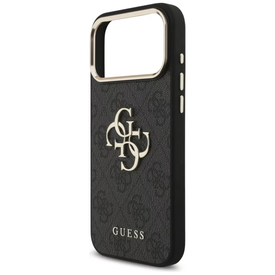 Etui Guess 4G Big 4G Classic Logo na iPhone 17 Pro Max / 18 Pro Max - czarno-złote