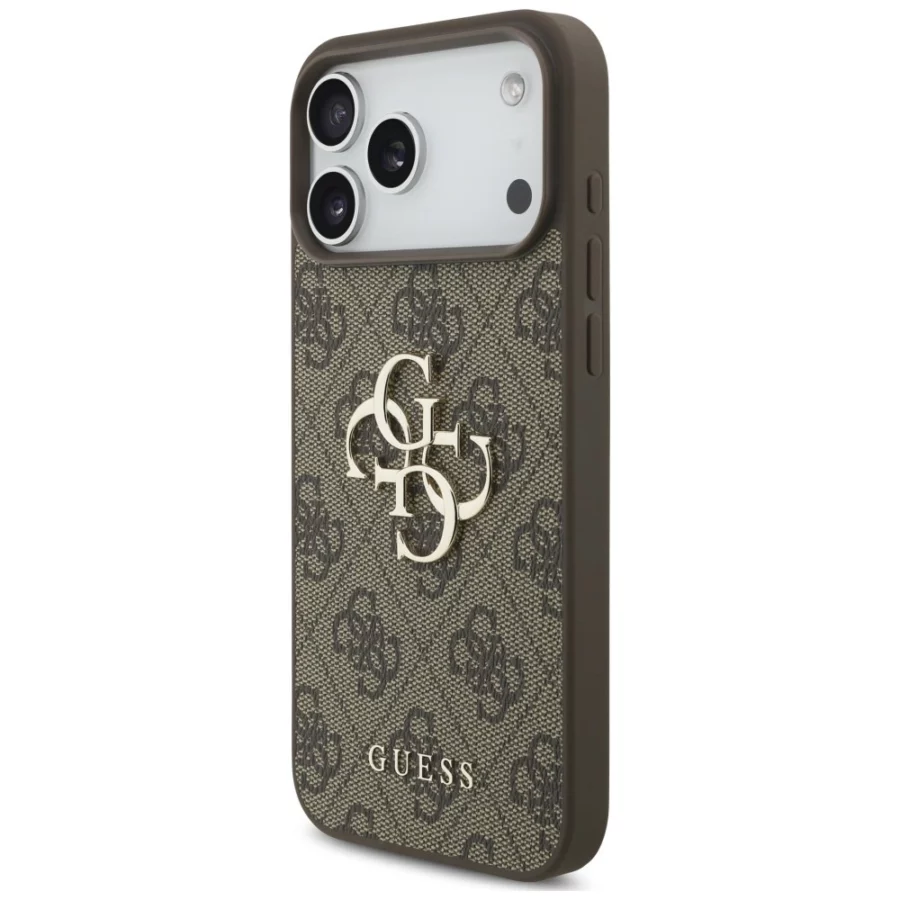 Etui Guess 4G Big Logo na iPhone 17 Pro / 18 Pro - brązowe