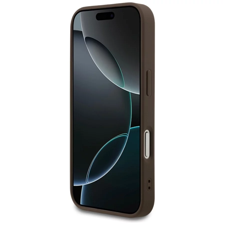 Etui Guess 4G Classic na iPhone 17 Pro / 18 Pro - brązowe