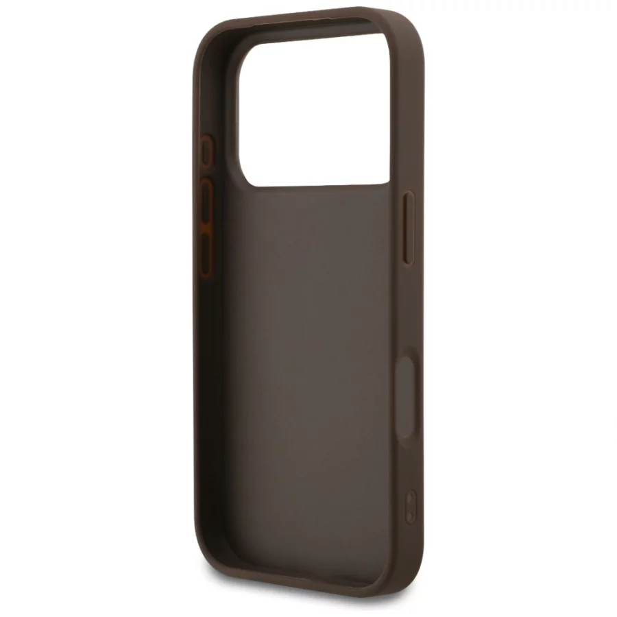 Etui Guess 4G Classic na iPhone 17 Pro / 18 Pro - brązowe