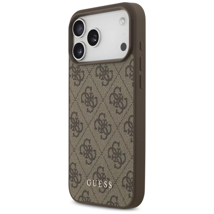 Etui Guess 4G Classic na iPhone 17 Pro Max / 18 Pro Max - brązowe