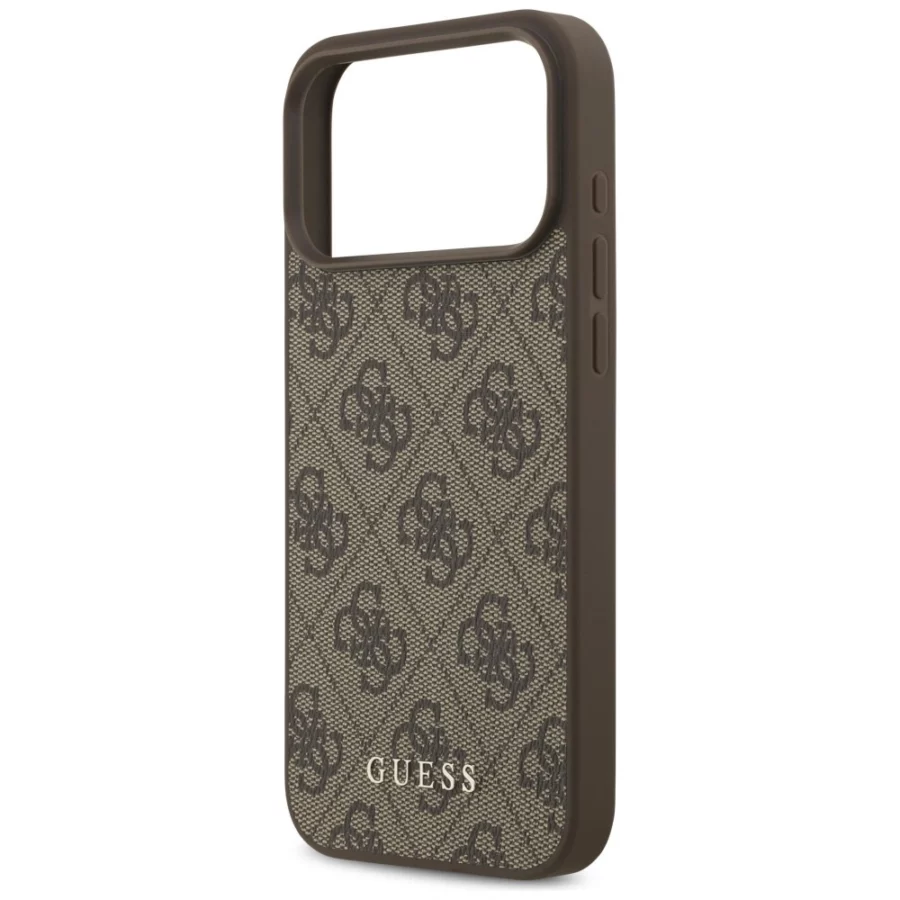 Etui Guess 4G Classic na iPhone 17 Pro Max / 18 Pro Max - brązowe