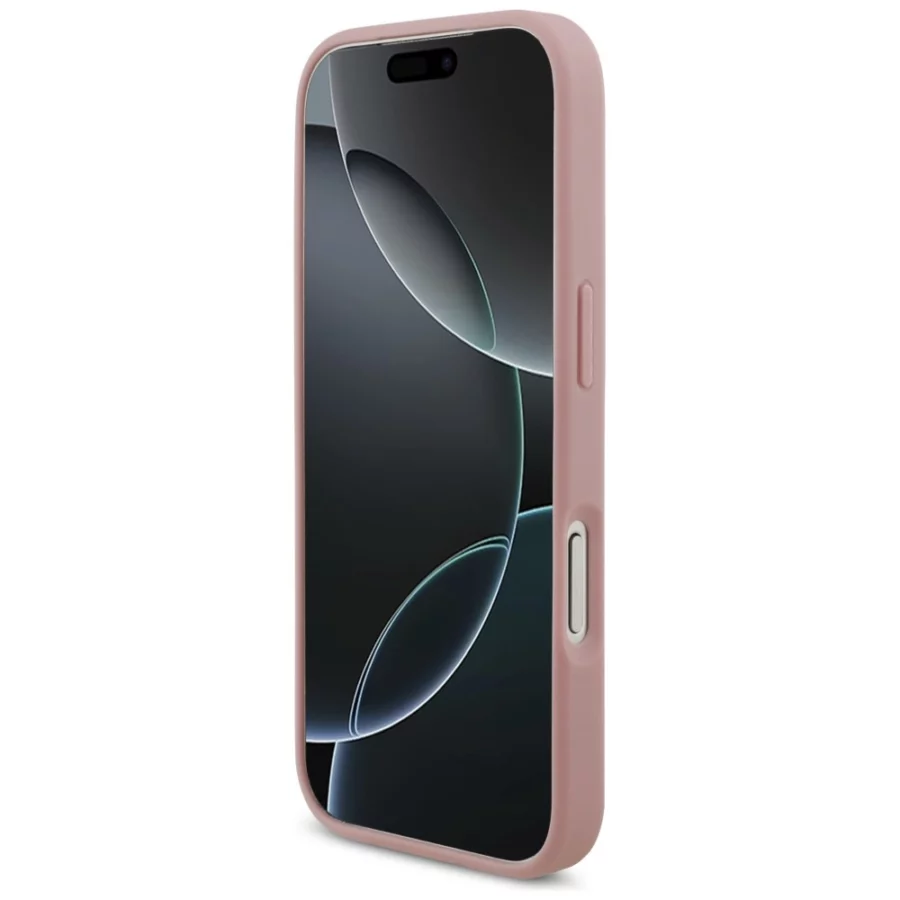 Etui Guess Fixed Glitter Big 4G na iPhone 17 Pro / 18 Pro - różowe