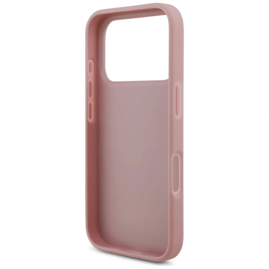 Etui Guess Fixed Glitter Big 4G na iPhone 17 Pro / 18 Pro - różowe